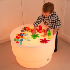 Sensory Mood Table Round colour changing in use