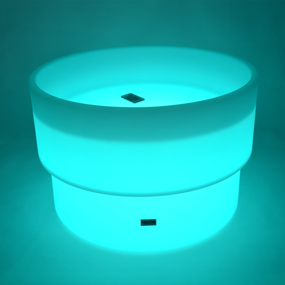 Sensory mood water table in blue