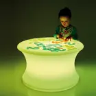 Colour changing sensory mood table