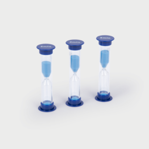 Mini Sand Timers Blue - 5 Minute - 3 PK